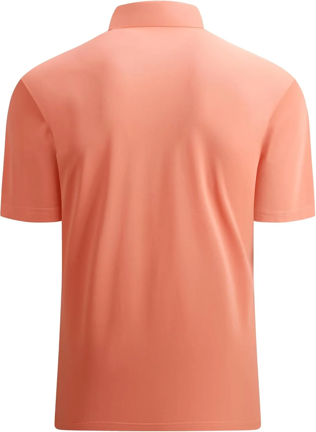 Alex Vando Mens Seamless Golf Shirt Moisture Wicking Quick-Dry Tailored Fit Polo Shirts