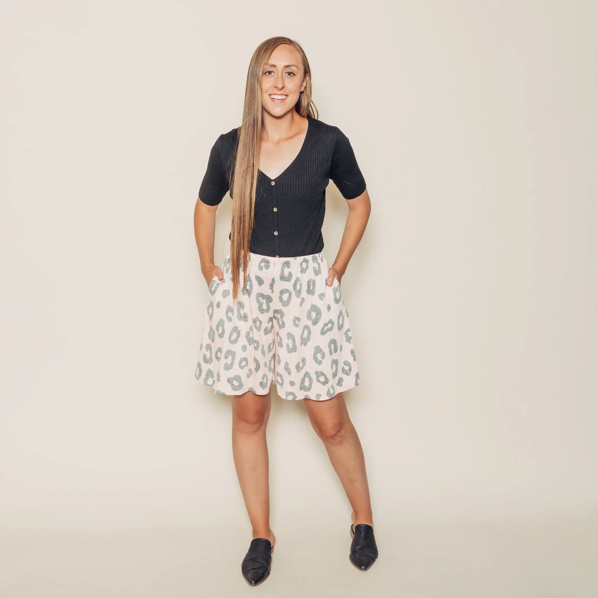 Arabella Shorts || Pink Cheetah
