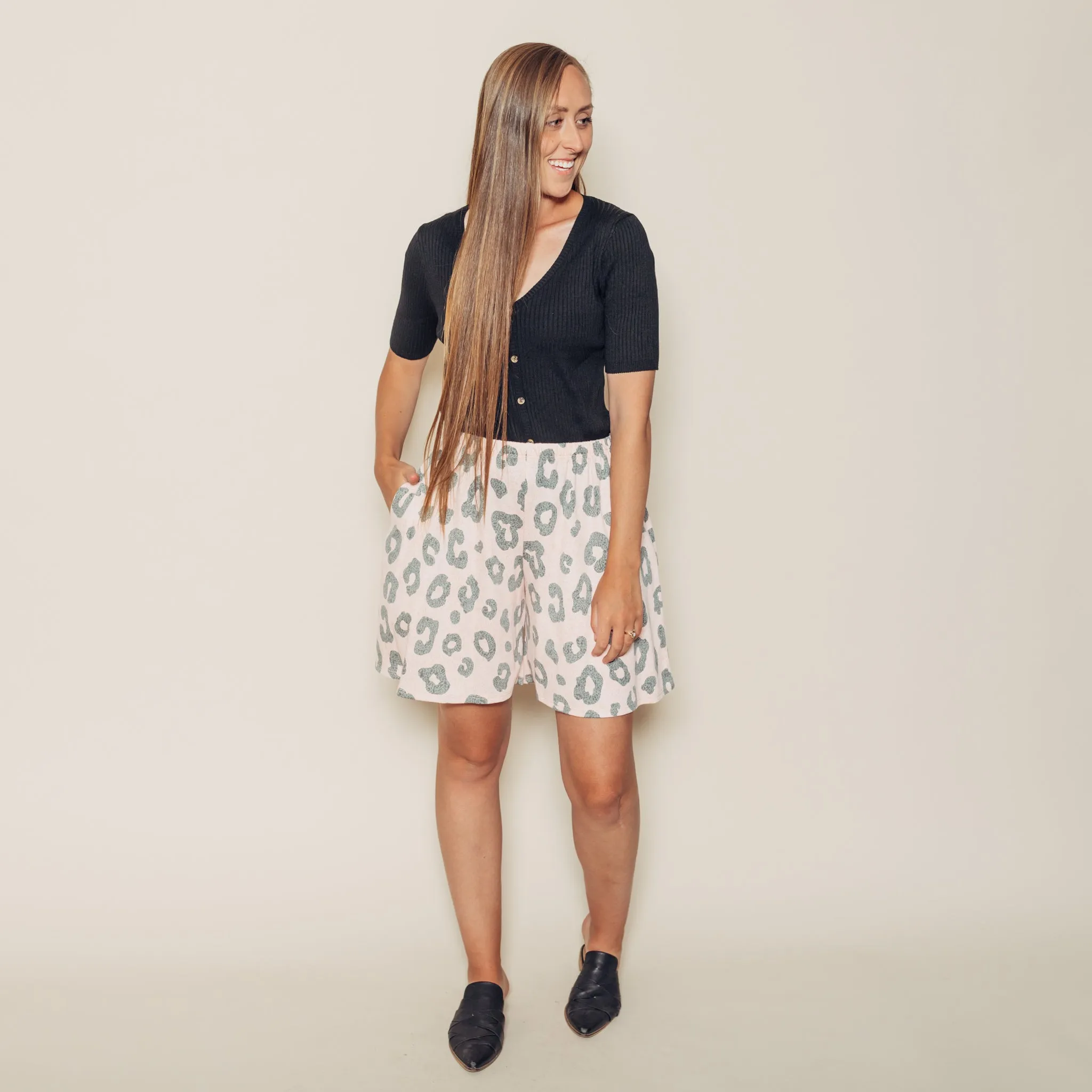 Arabella Shorts || Pink Cheetah