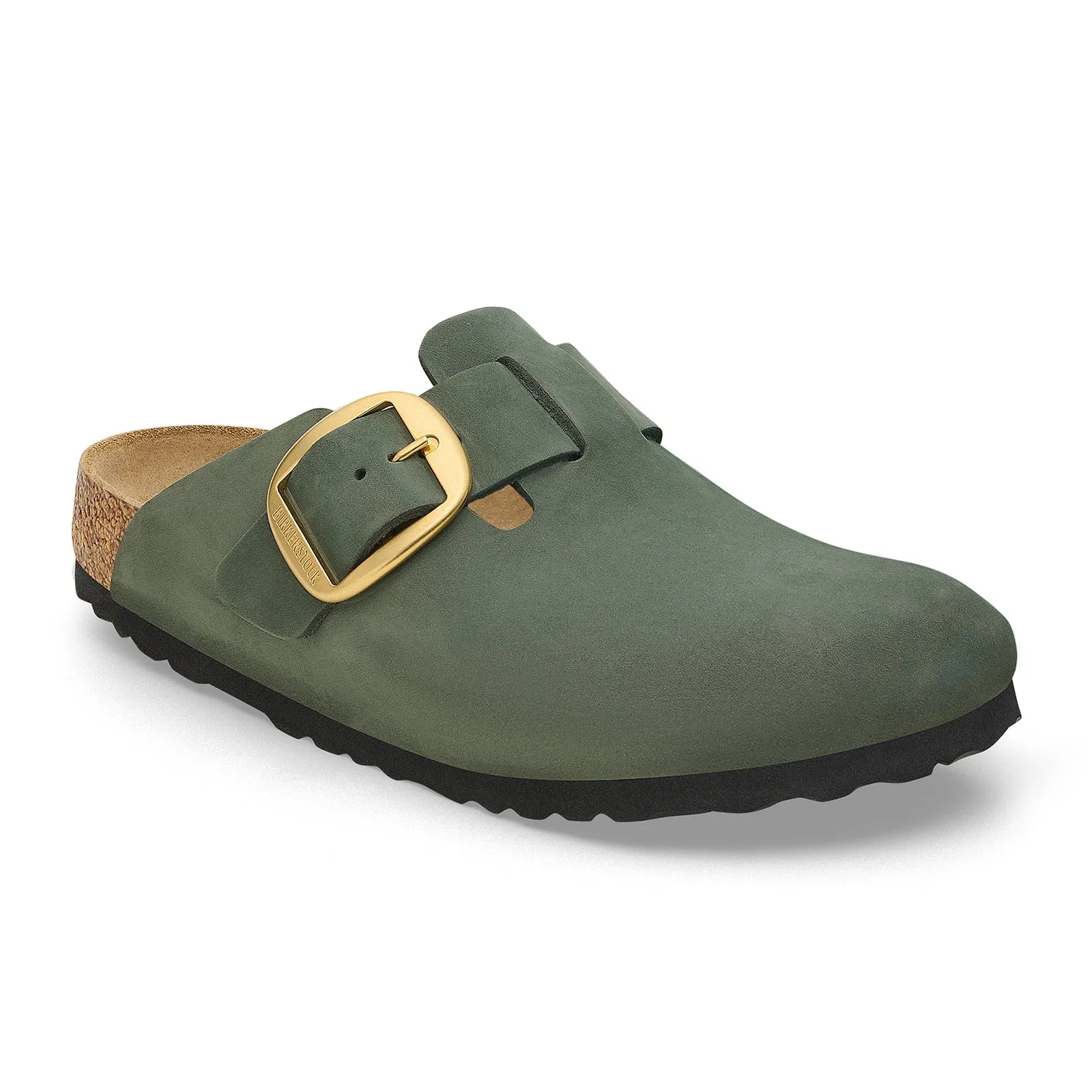 Birkenstock Boston Big Buckle Narrow Clog (Women) - Thyme Nubuck