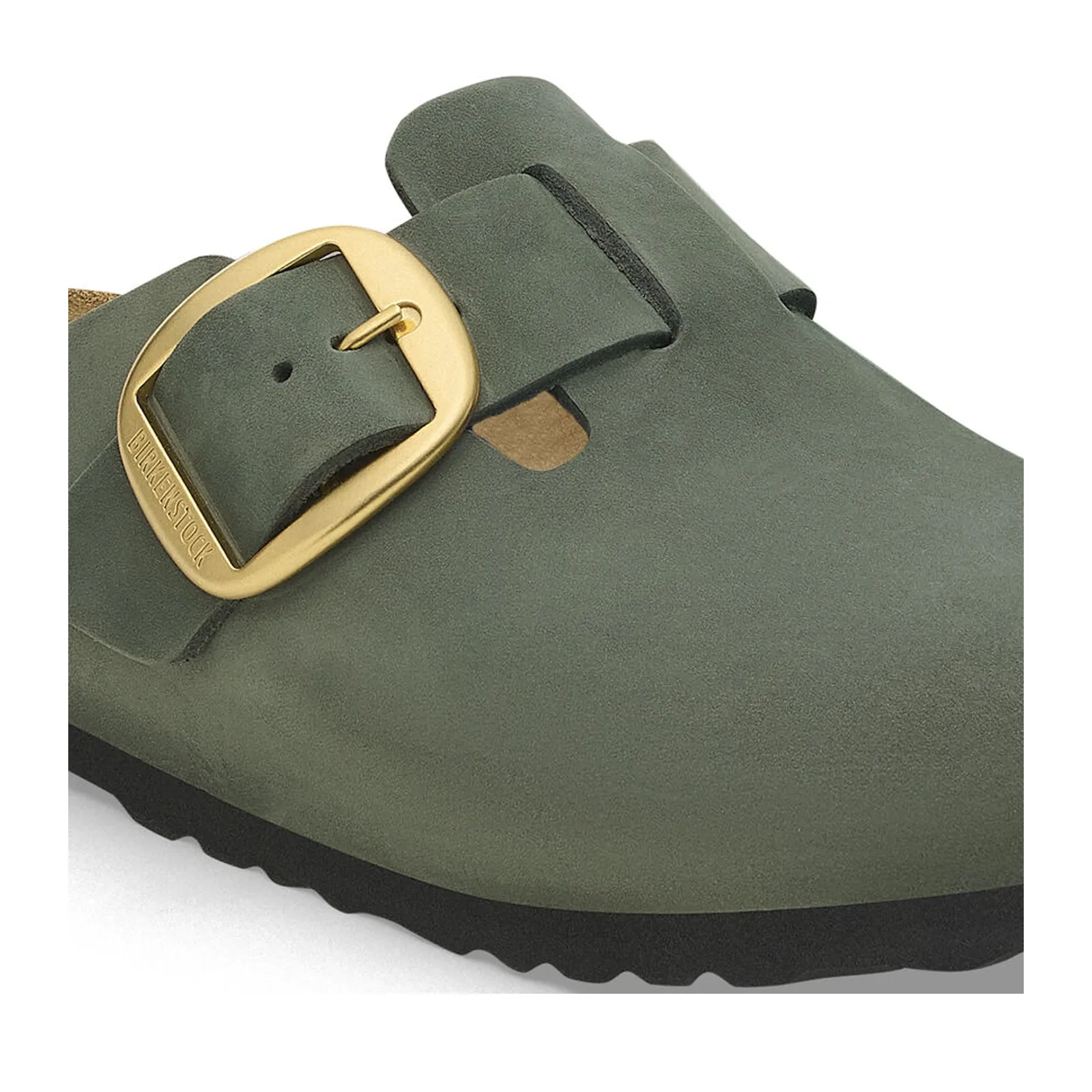 Birkenstock Boston Big Buckle Narrow Clog (Women) - Thyme Nubuck