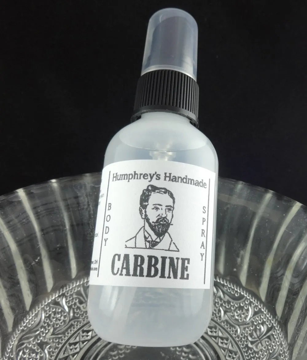 CARBINE Men's Body Spray | Gun Oil Scent | All Natural Room Spray
