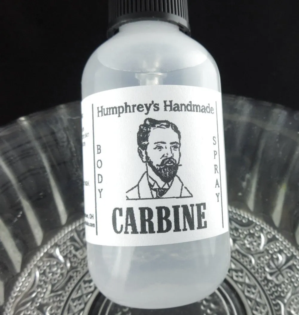 CARBINE Men's Body Spray | Gun Oil Scent | All Natural Room Spray