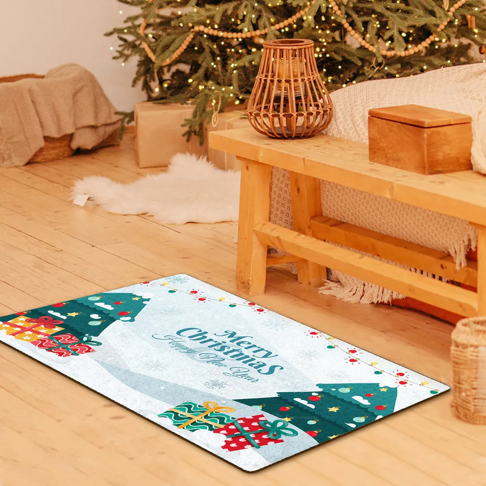 Christmas Door Mat Merry Christmas Floor Mat Outdoor Welcome Mat Christmas Decor