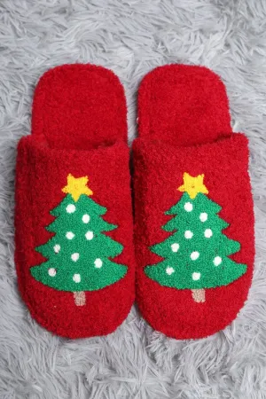 Christmas Tree Slippers