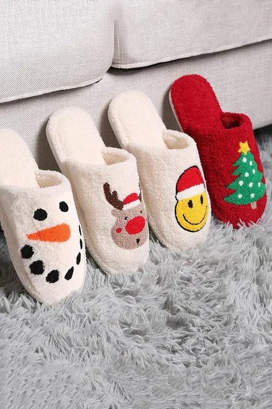 Christmas Tree Slippers