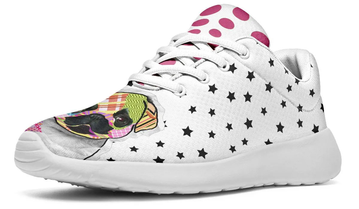 Collage Pup Pug Sneakers