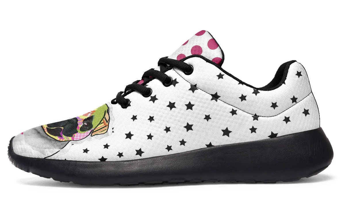 Collage Pup Pug Sneakers
