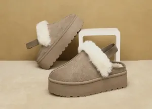 Cozy Slippers with Strap