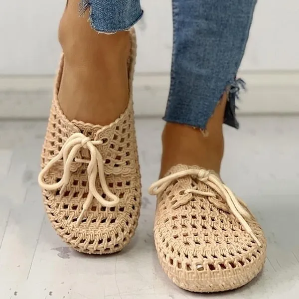 Cutout Non-slip Strap Slippers
