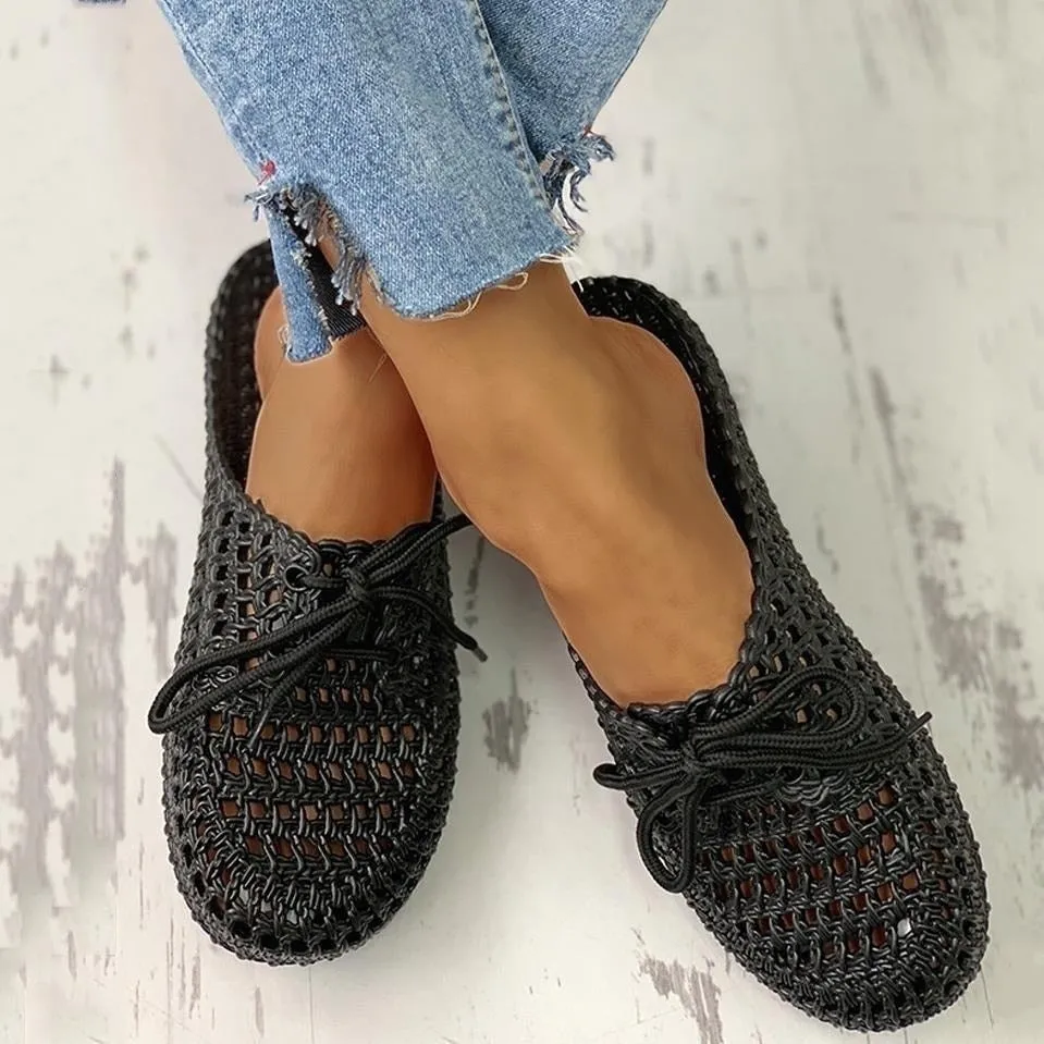Cutout Non-slip Strap Slippers