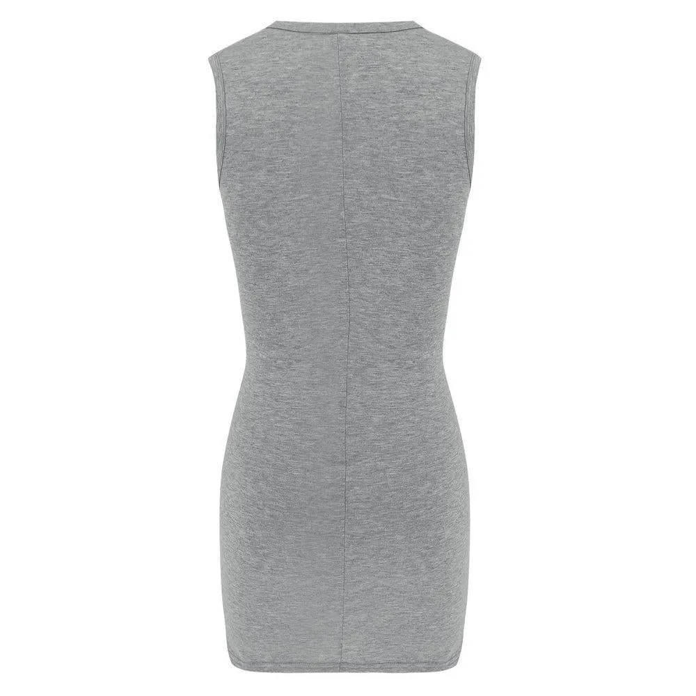 Florcoo Casual Hollow-out Sleeveless Hot Mini Dress(2 Colors)
