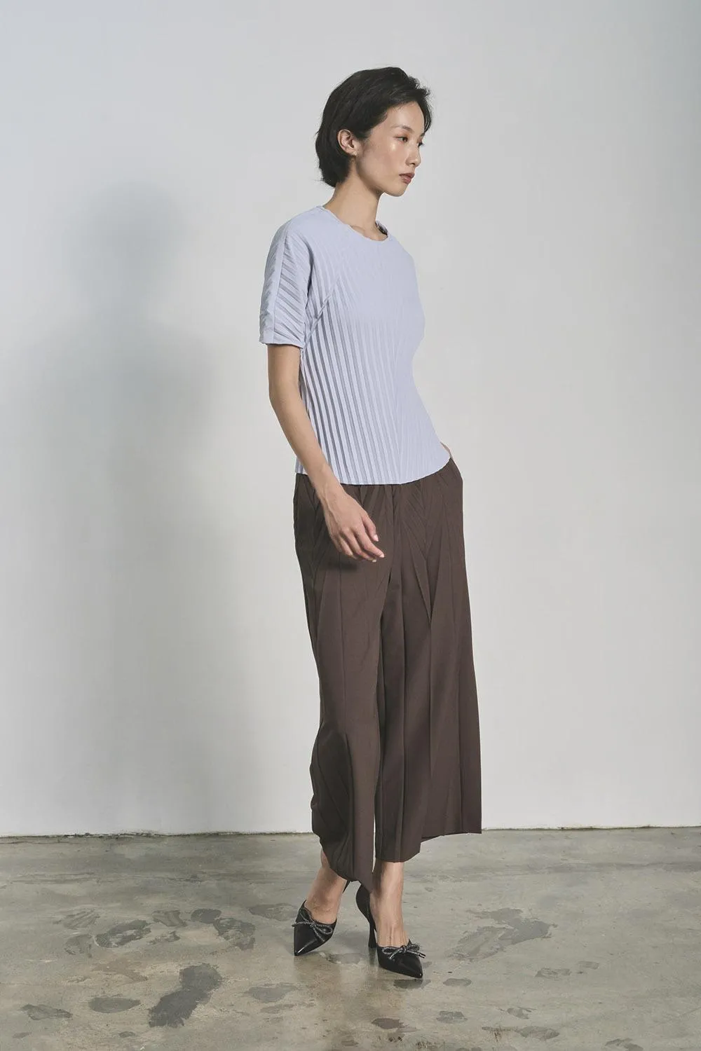 GIN LEE STUDIO | Ava Top | Light Blue