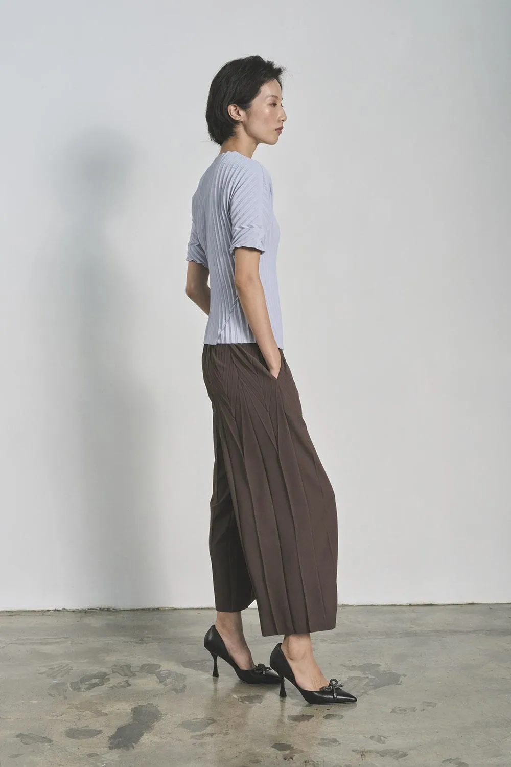 GIN LEE STUDIO | Ava Top | Light Blue