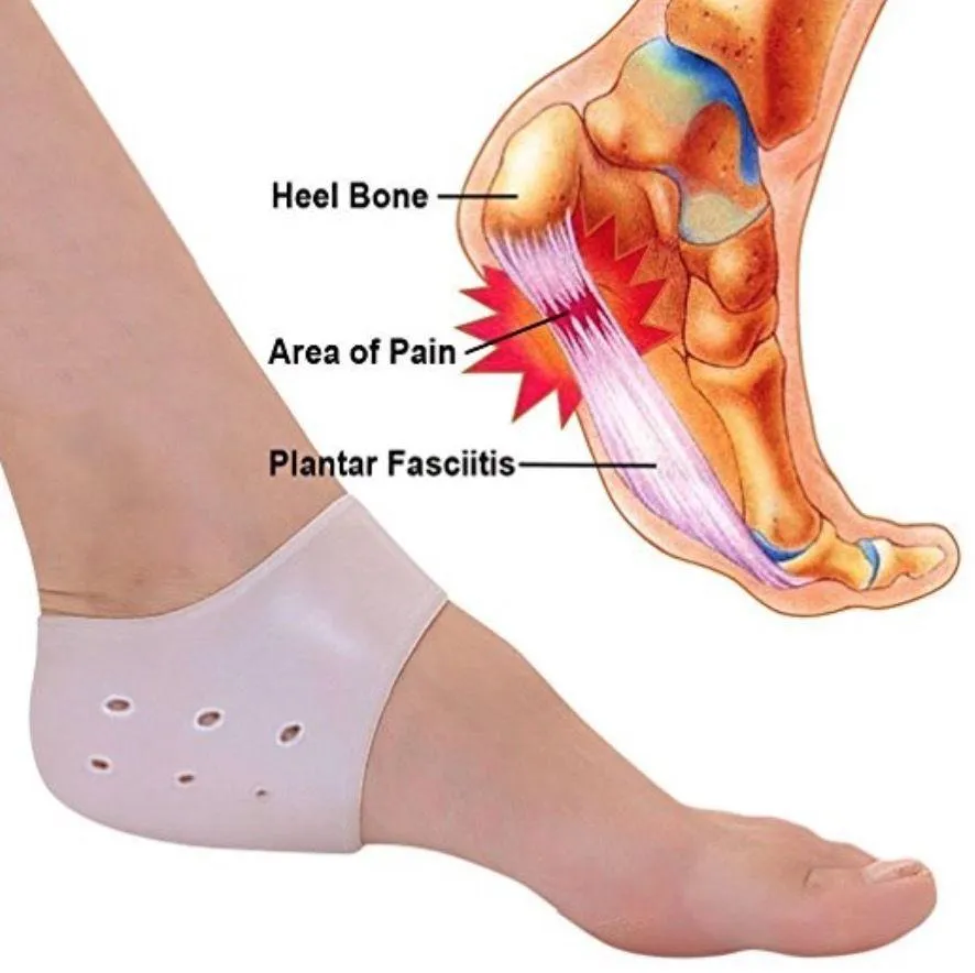 Heel Spur Relief -  Massage Gel Cup Pads for Plantar Fasciitis