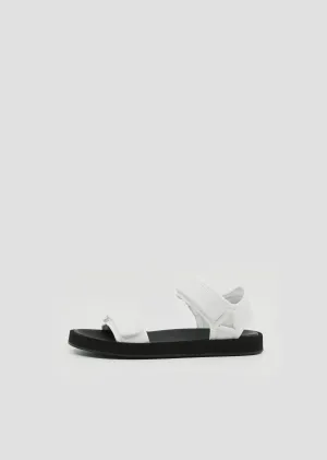 Hook and Loop Sandal — Eggshell
