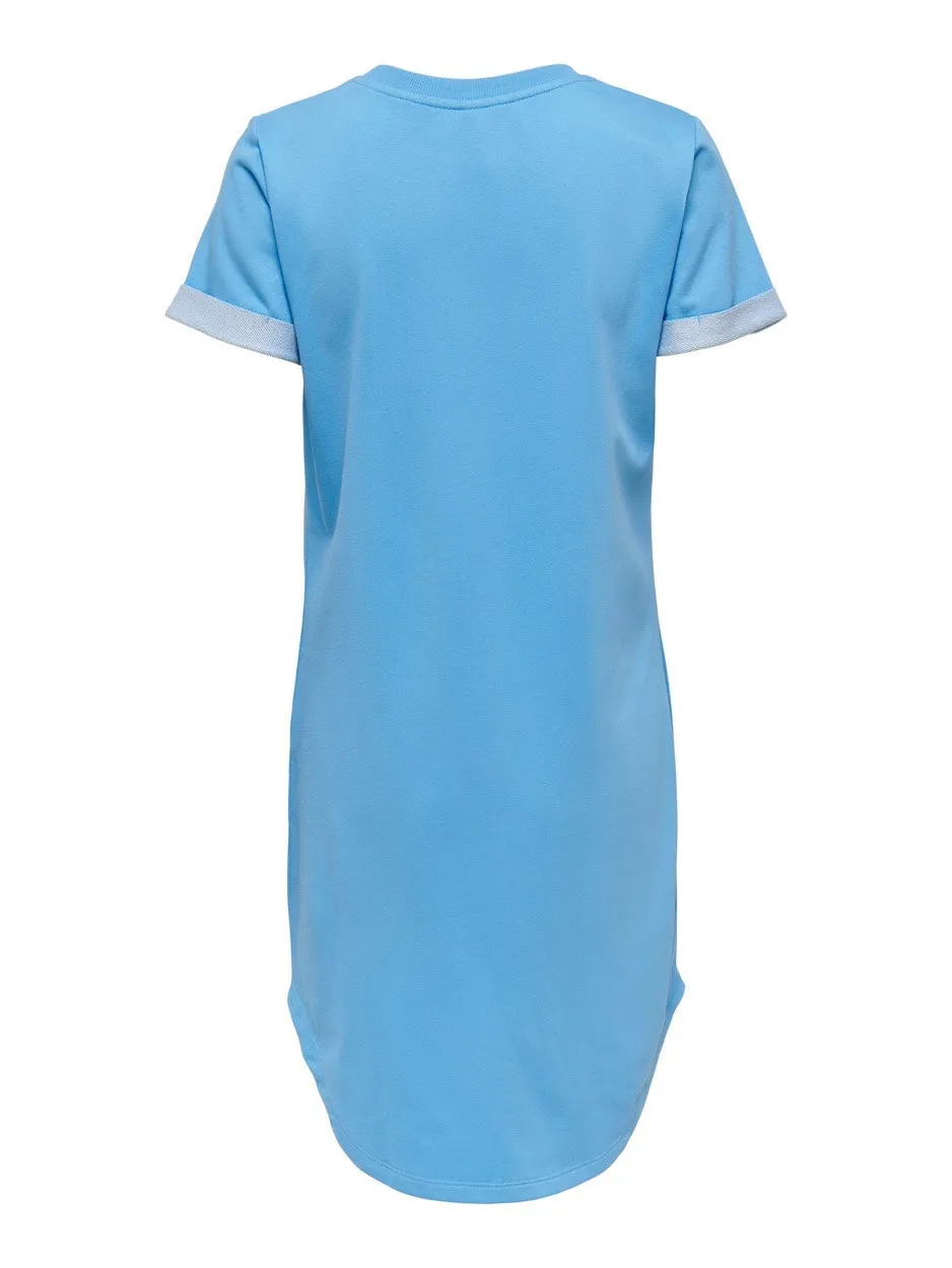 Jdyivy S/s Dress Jrs Noos - Lichtblauw