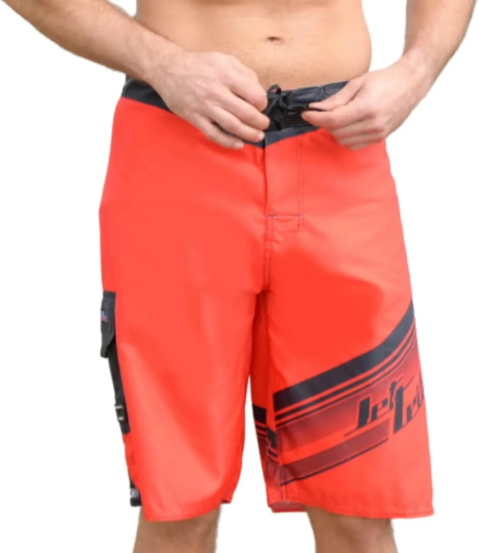 Jettribe Jet Ski Men's Board Shorts | Pivot Series | Cargo Pocket | No Liner | Quick Dry