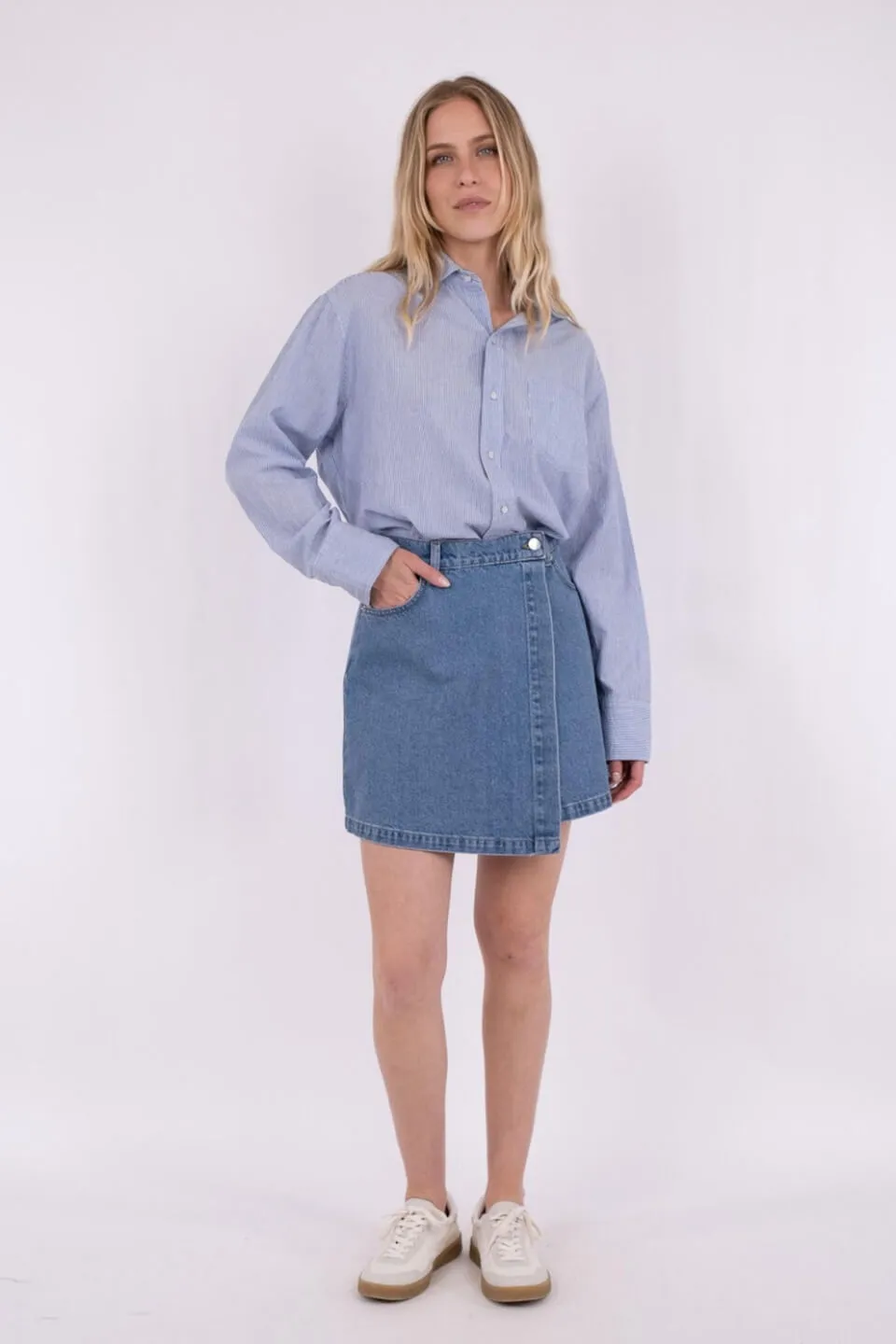 Kendra Denim Jeans Rok