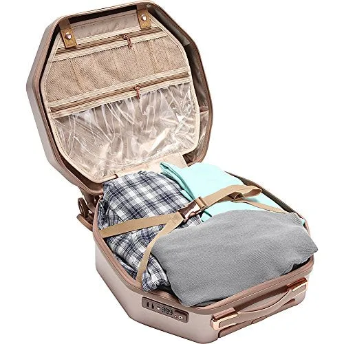 Kensie Luggage Gemstone 20" Dual Spinner Carry-On with TSA Lock (Mint)