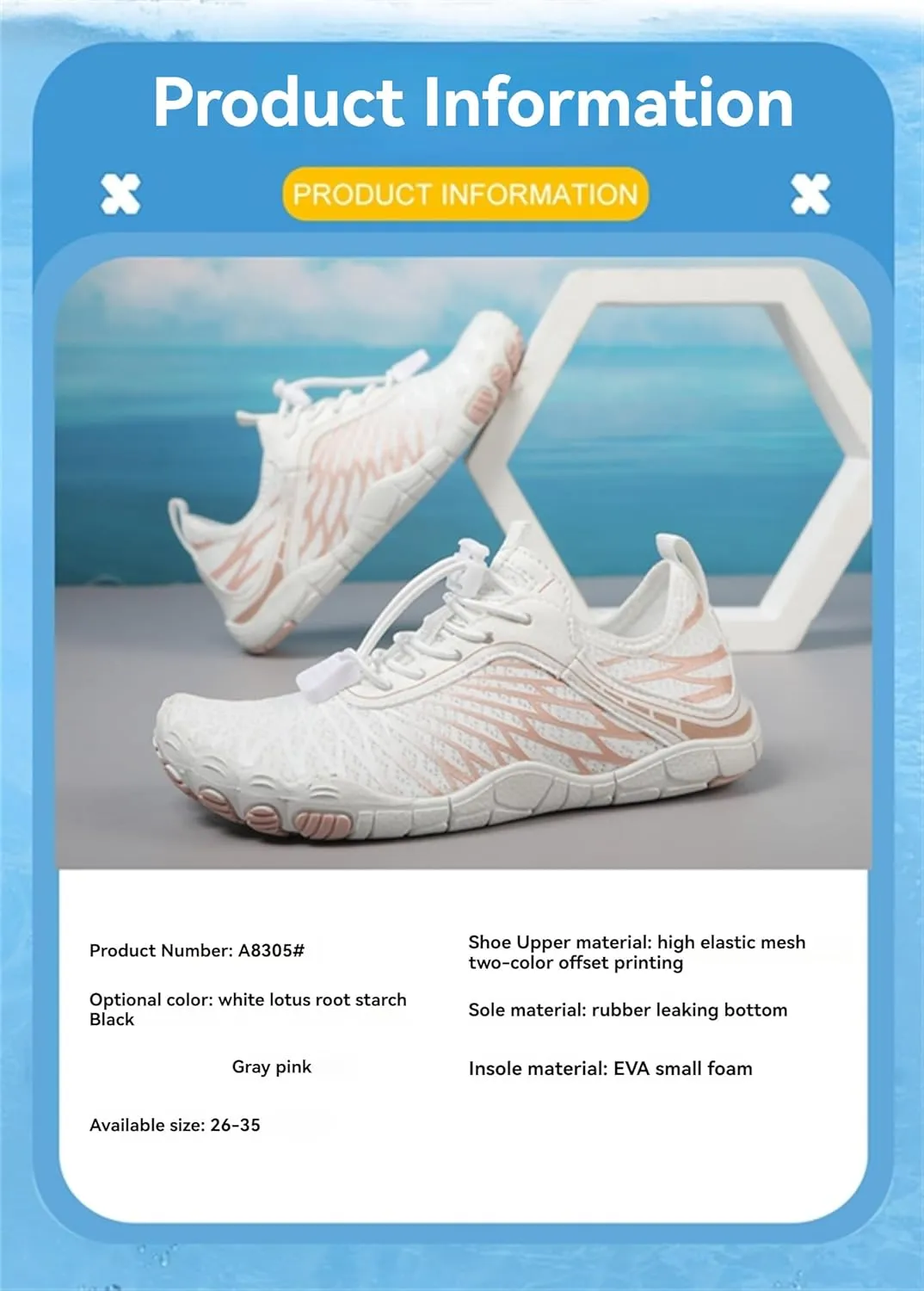 Kids Barefoot Shoes Toddler Boys Girls Sneakers Comfort Anti-Slip Walking Shoes Wide Toe Box Quick Dry Lightweigt Waterproof Breathable Shoes Non-Slip Hiking Footwear Shoes Barefoot Sneakers