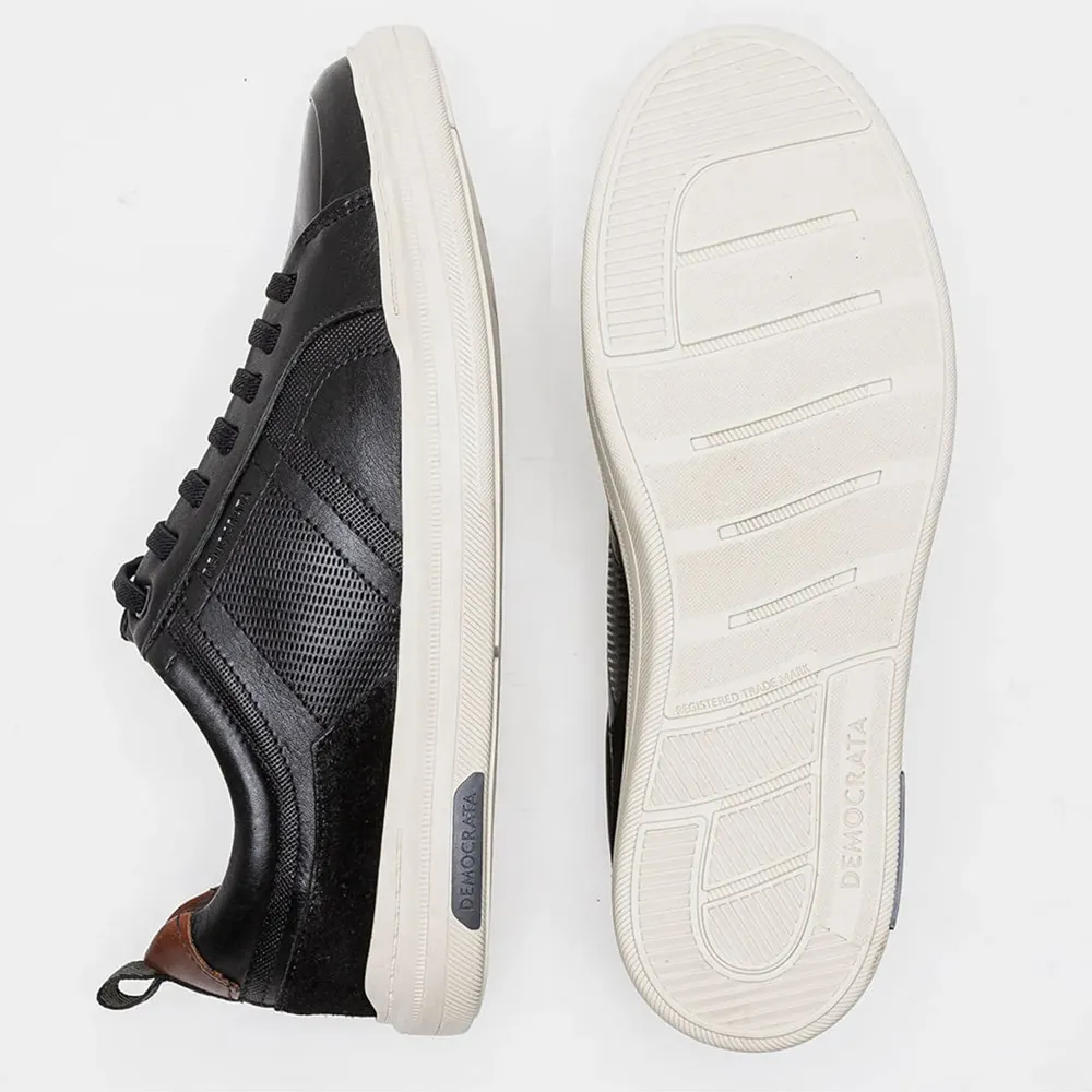 Luke Denim Black Sneakers