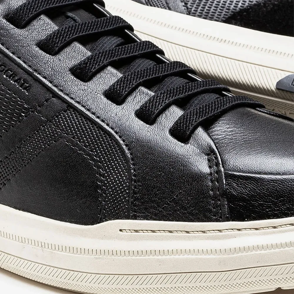 Luke Denim Black Sneakers