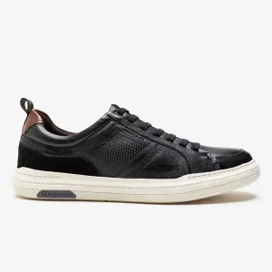 Luke Denim Black Sneakers