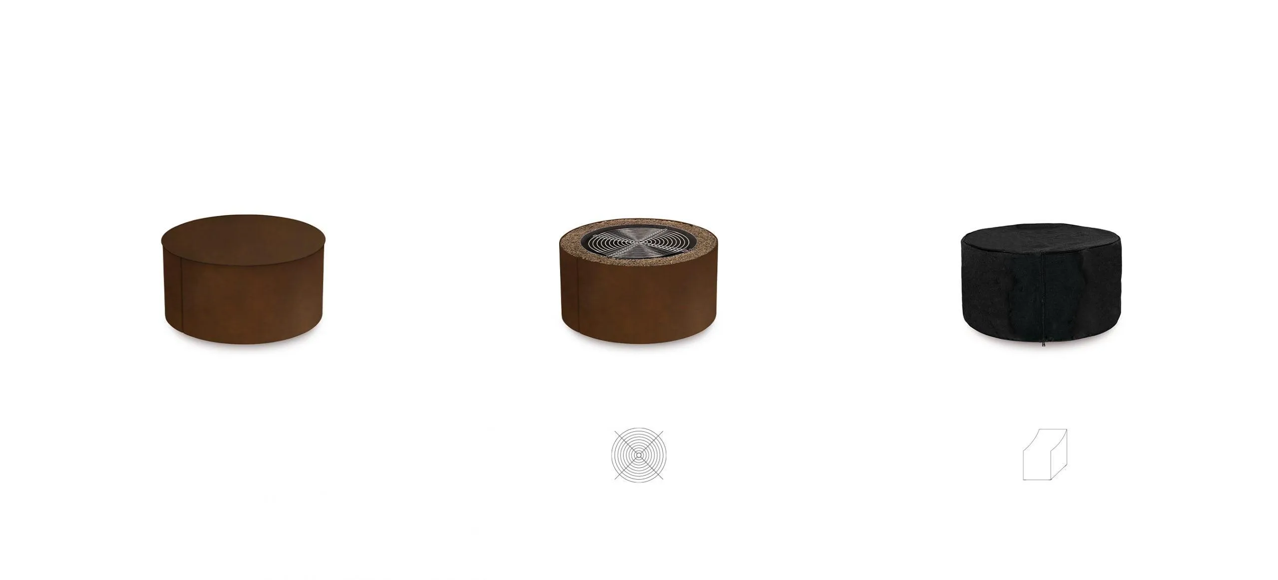 Mangiafuoco 31" Fire Pit