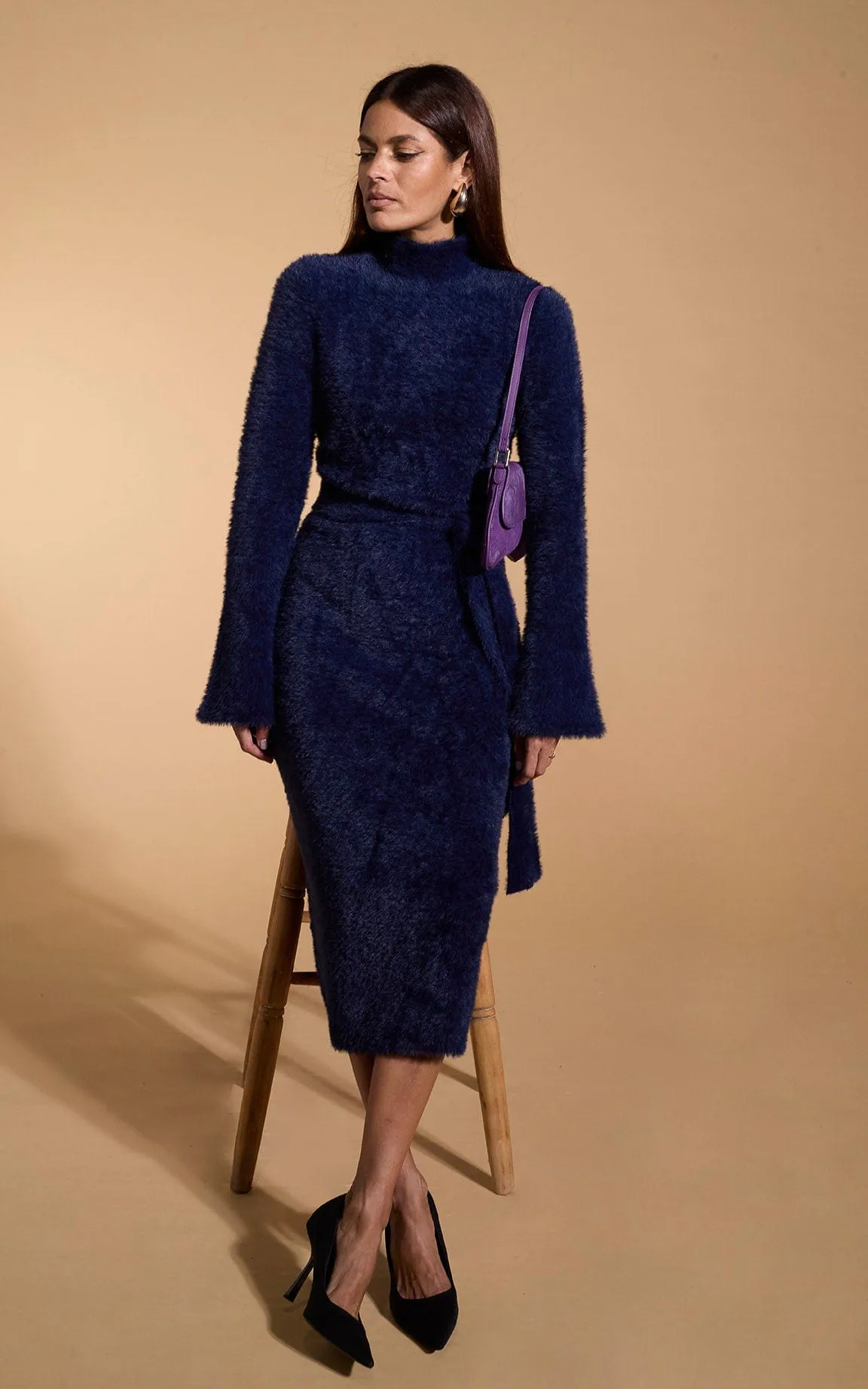 Marlow Dress in Navy