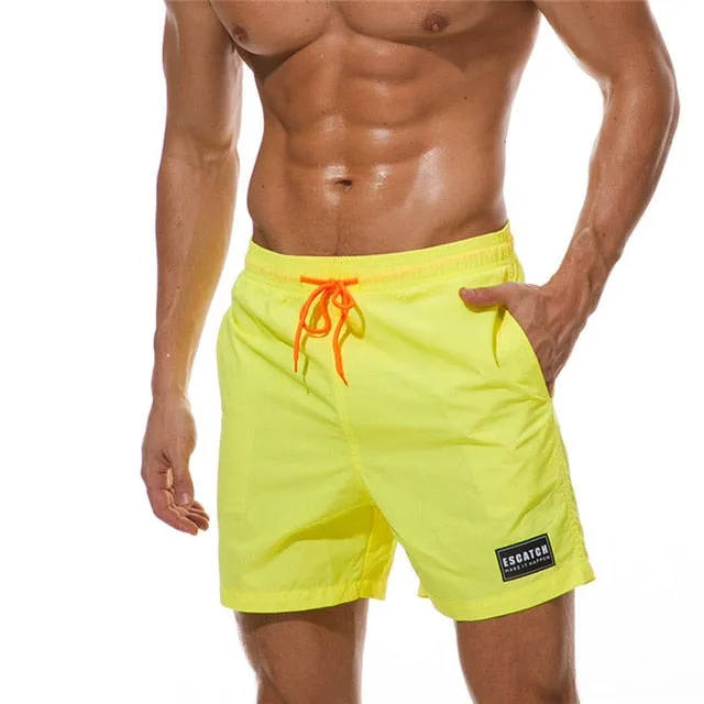 Men Running Gym Shorts Quick Dry Swimwear