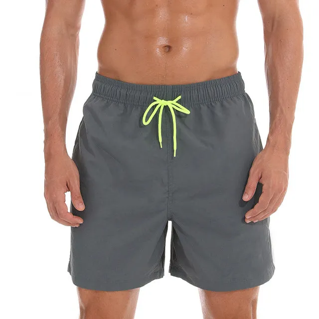 Men Running Gym Shorts Quick Dry Swimwear