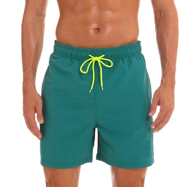 Men Running Gym Shorts Quick Dry Swimwear