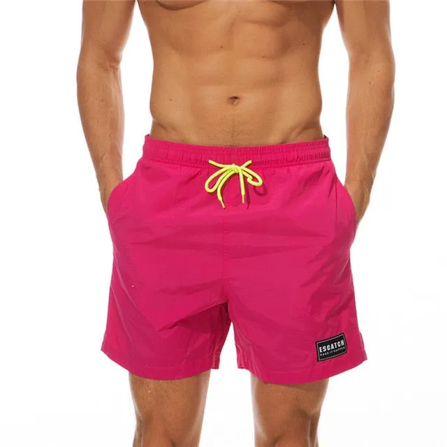 Men Running Gym Shorts Quick Dry Swimwear