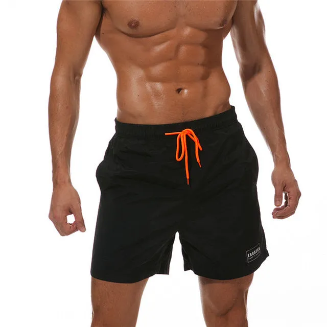 Men Running Gym Shorts Quick Dry Swimwear