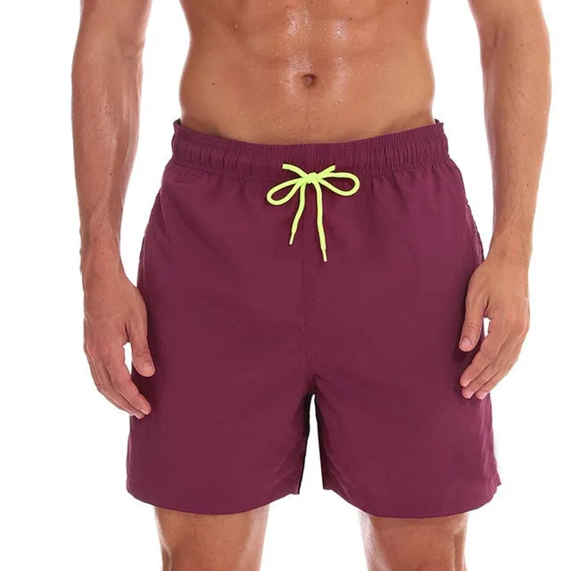 Men Running Gym Shorts Quick Dry Swimwear