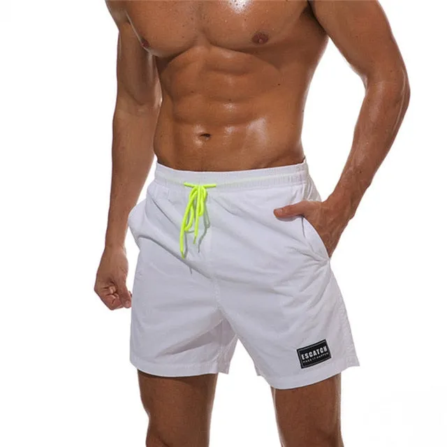Men Running Gym Shorts Quick Dry Swimwear