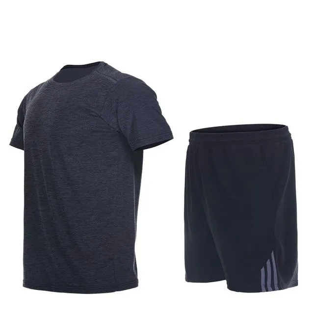 Men Sport Suits Quick Dry Basketball Soccer Training Tracksuits Fitness Gym Clothing Running Sets