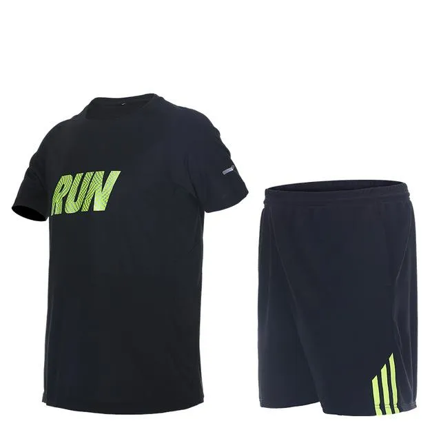 Men Sport Suits Quick Dry Basketball Soccer Training Tracksuits Fitness Gym Clothing Running Sets