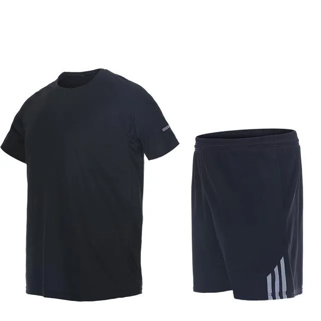 Men Sport Suits Quick Dry Basketball Soccer Training Tracksuits Fitness Gym Clothing Running Sets