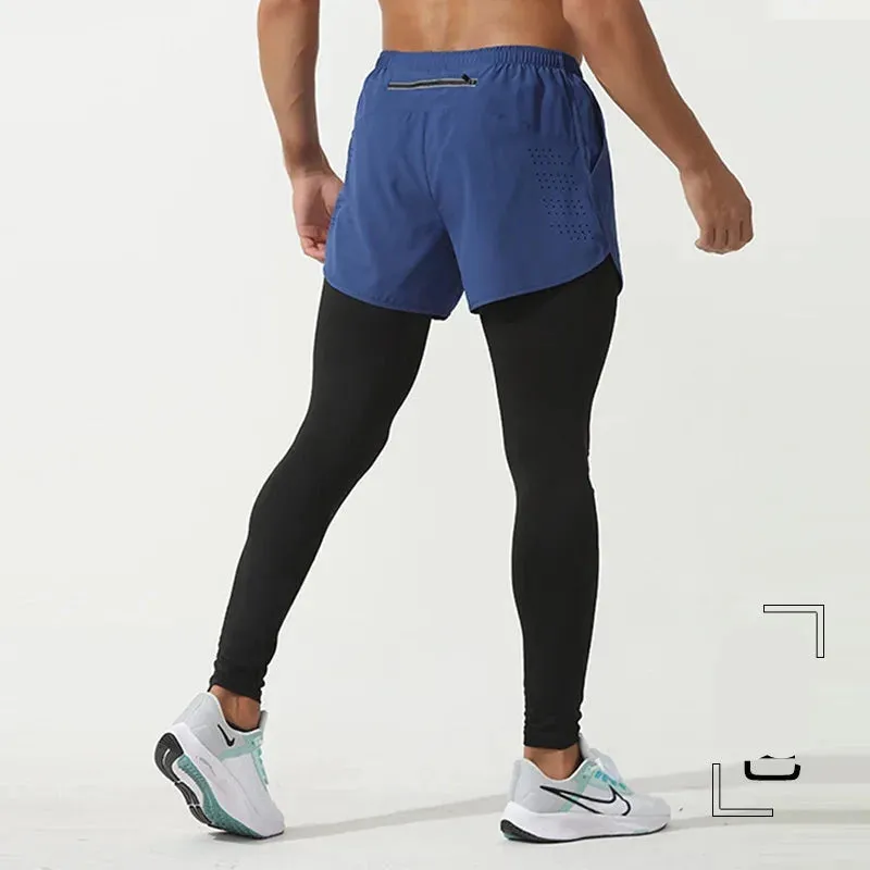 Men's 2-in-1 Quick Dry Running Shorts