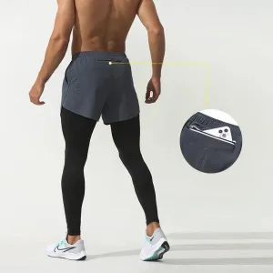 Men's 2-in-1 Quick Dry Running Shorts