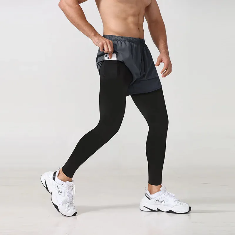 Men's 2-in-1 Quick Dry Running Shorts