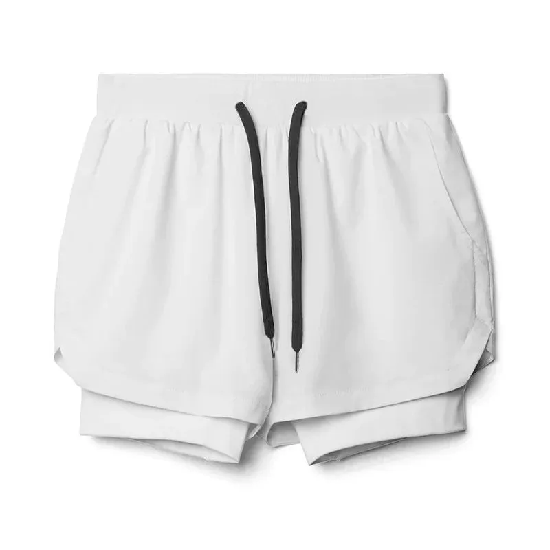 Men's 2-in-1 Quick Dry Sports Shorts