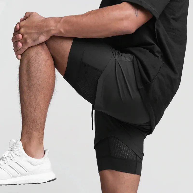 Men's 2-in-1 Quick Dry Sports Shorts
