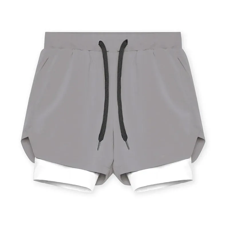 Men's 2-in-1 Quick Dry Sports Shorts