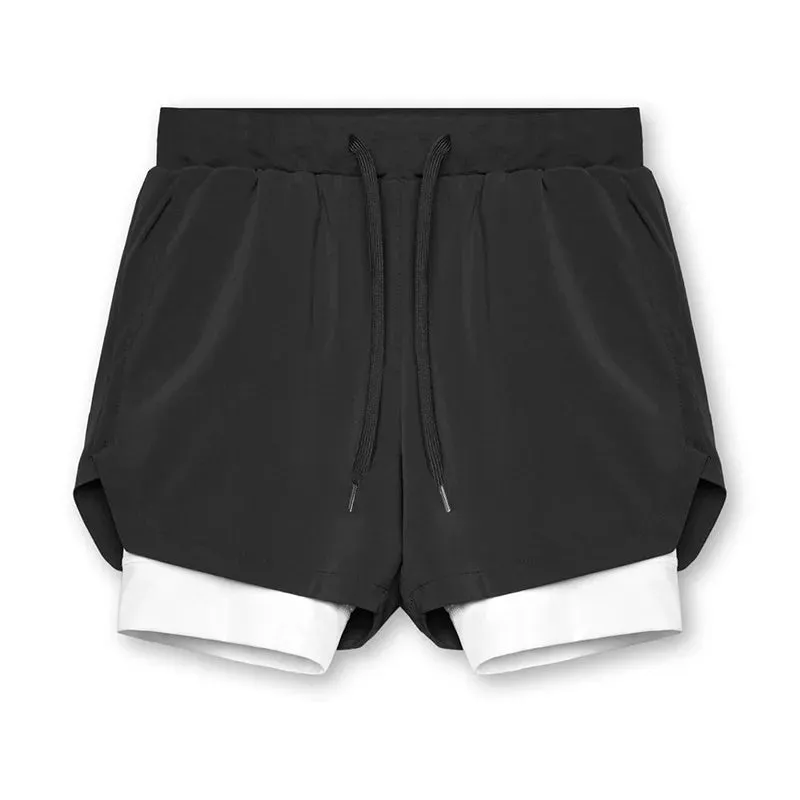 Men's 2-in-1 Quick Dry Sports Shorts