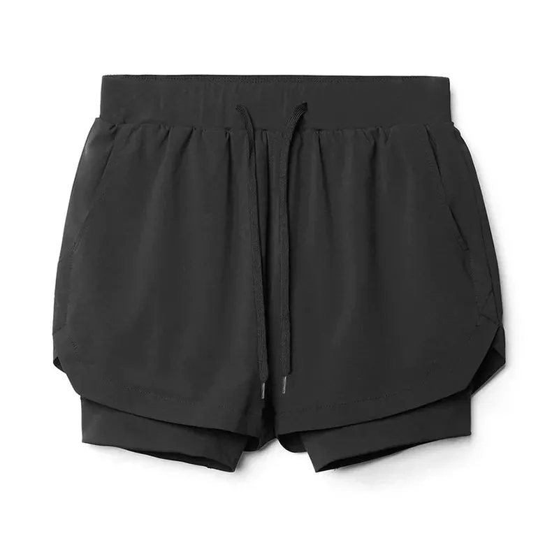 Men's 2-in-1 Quick Dry Sports Shorts