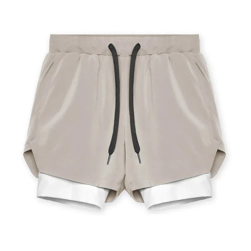 Men's 2-in-1 Quick Dry Sports Shorts