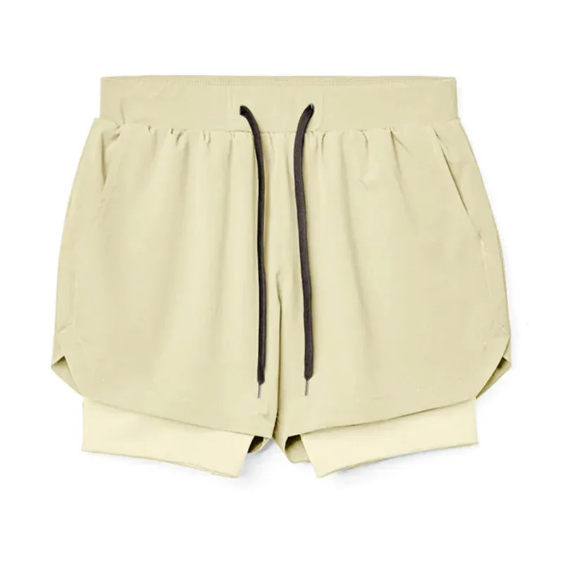 Men's 2-in-1 Quick Dry Sports Shorts